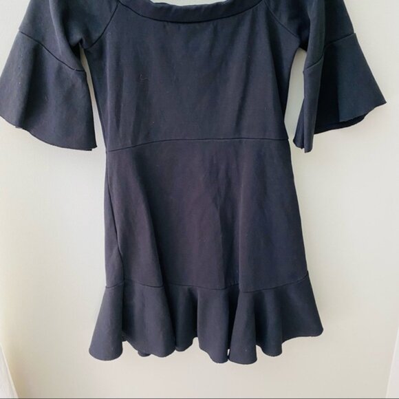 Free People Off The Shoulder Dress Black Sz Small - Picture 9 of 9